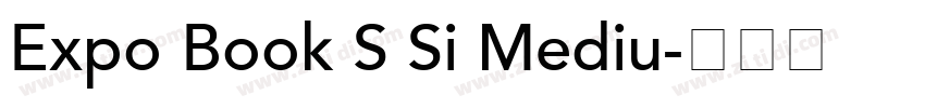 Expo Book S Si Mediu字体转换